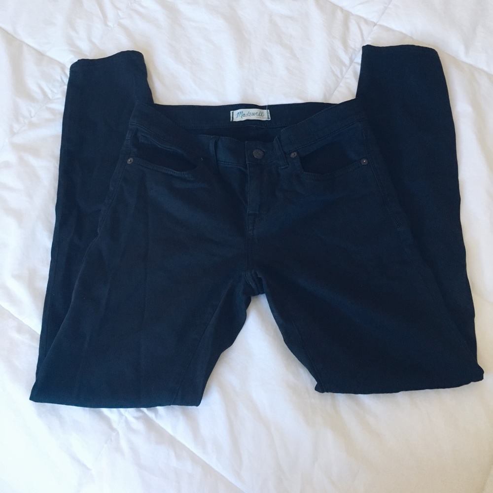 Black Madewell Skinny Jeans 8"